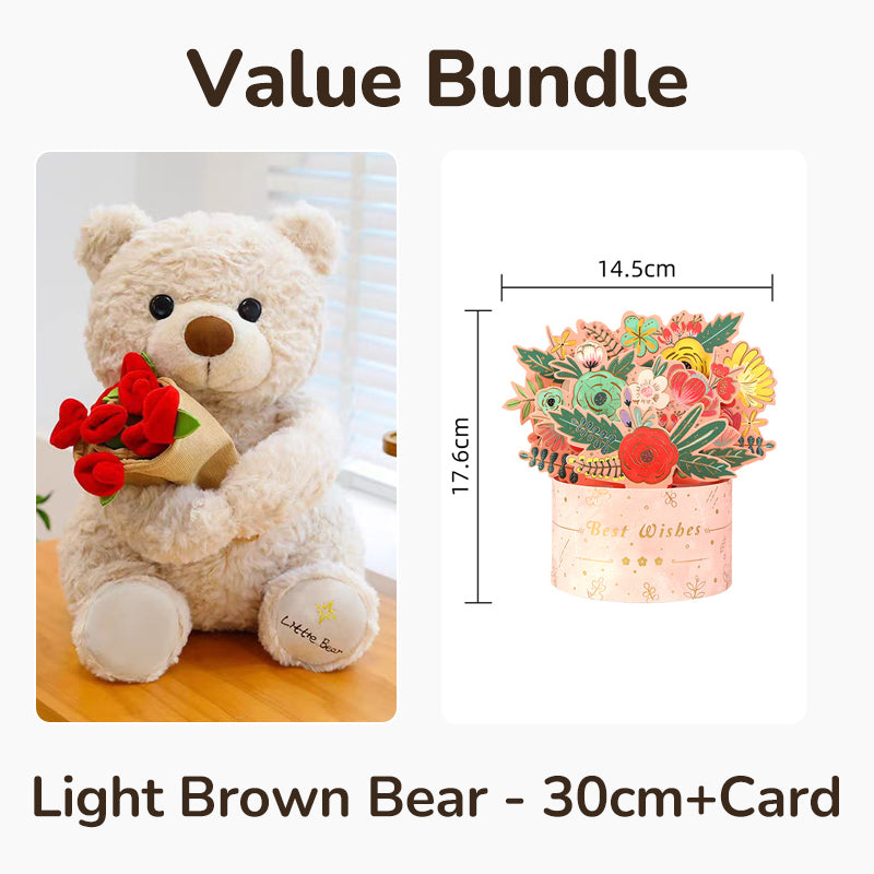 đčđ»ă50% RabattăEdler RosenstrauĂ mit TierbĂ€r â Nachhaltiges Geschenk voller Liebe & Charme đđ Perfekt fĂŒr besondere Momente â hochwertig, langlebig & emotionsvoll!
