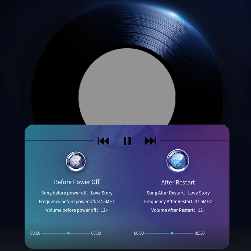 Universeller Dual-Port-FM-Bluetooth-Transmitter für das Aut