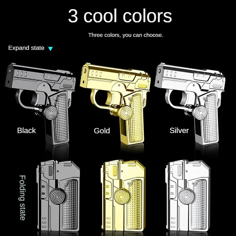 🔥⚡Multifunktionales, faltbares, winddichtes Feuerzeug