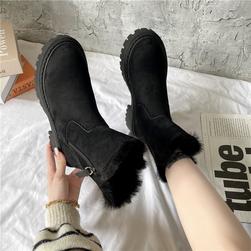 📢 Warme Fleece-Schneestiefel für Damen ⚡
