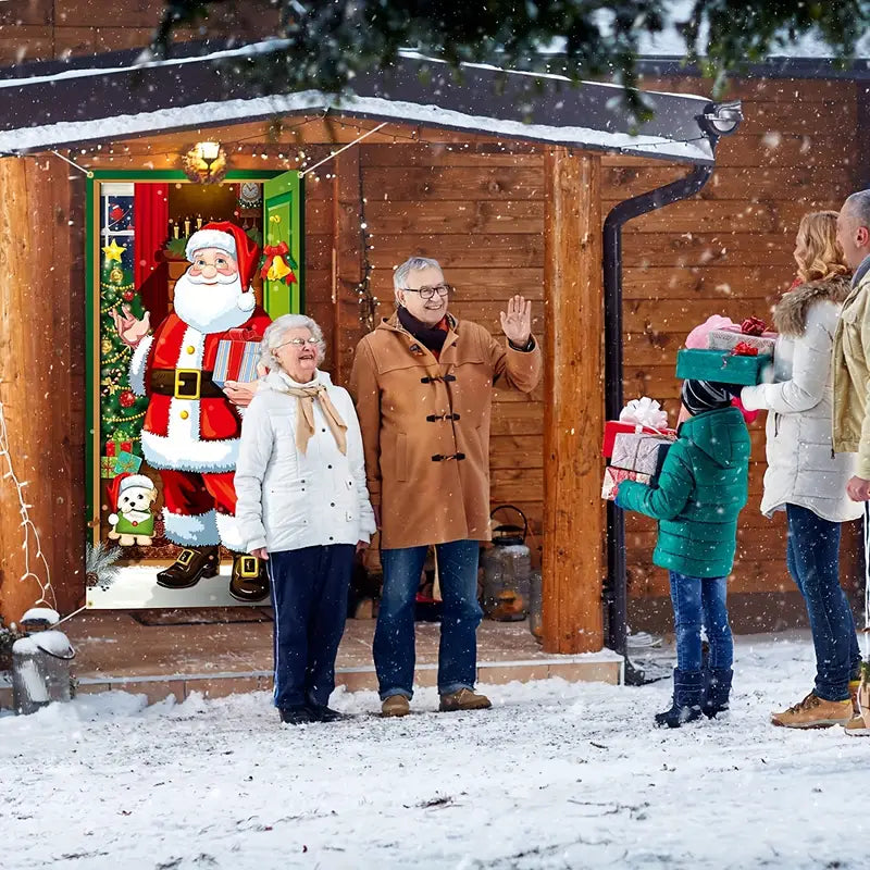 🌟🌟Décorations de Noël pour la porte d'entrée 2025 