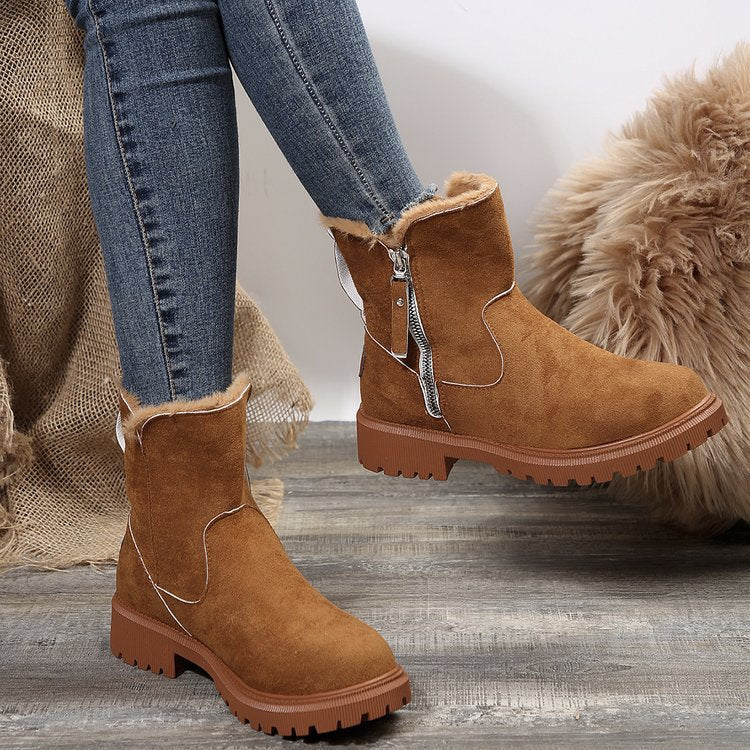 📢 Warme Fleece-Schneestiefel für Damen ⚡
