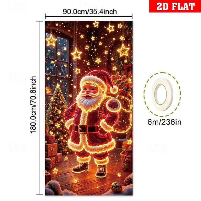 ⏰Christmas Limited Sale 49% OFF!!🎄Weihnachtstür-Deko für sofortige Festtagsdekoration