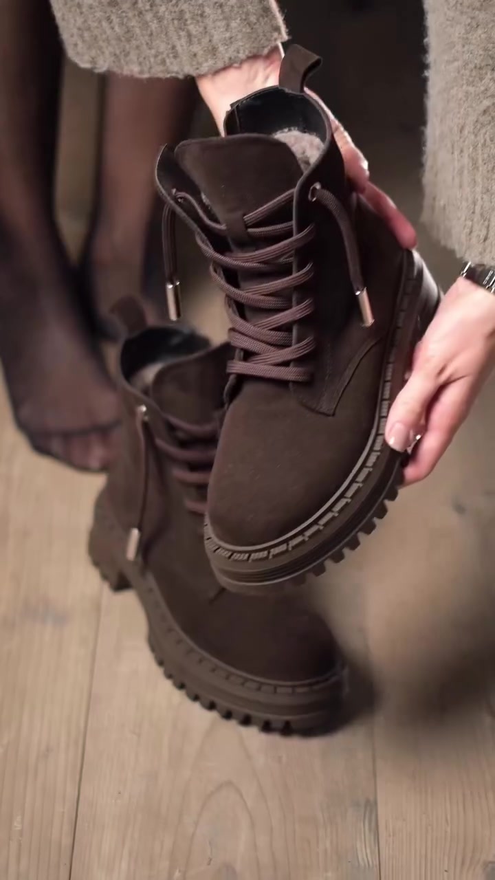 Modische Damen-Martin-Stiefel mit seitlichem Reißverschluss und niedrigem Absatz