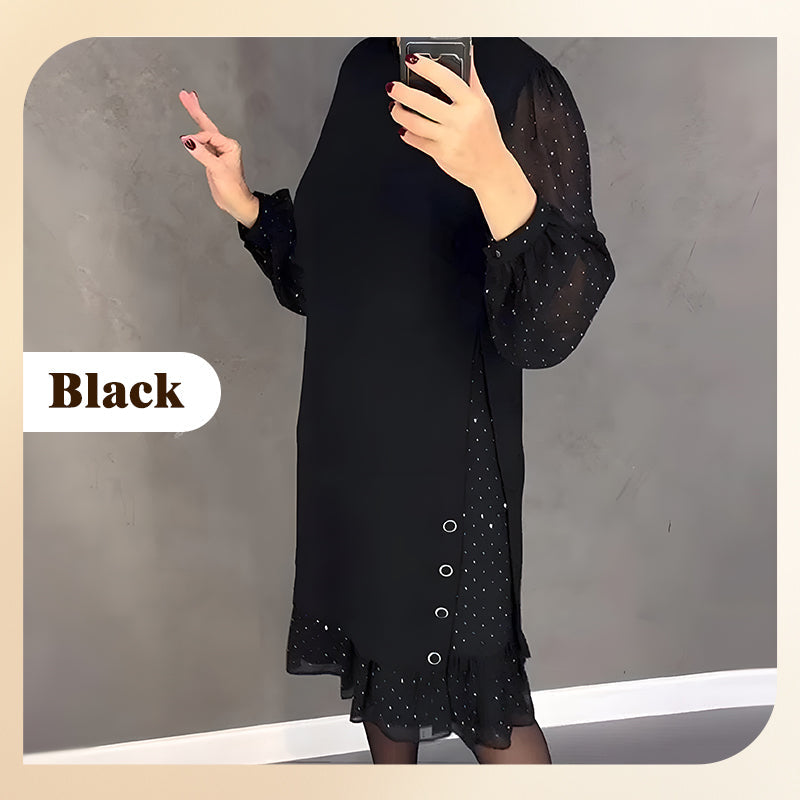 🎄 Robe patchwork élégante Cozy Comfort™ – Coupe décontractée, confort optimal et réduction de Noël ! ✨ 