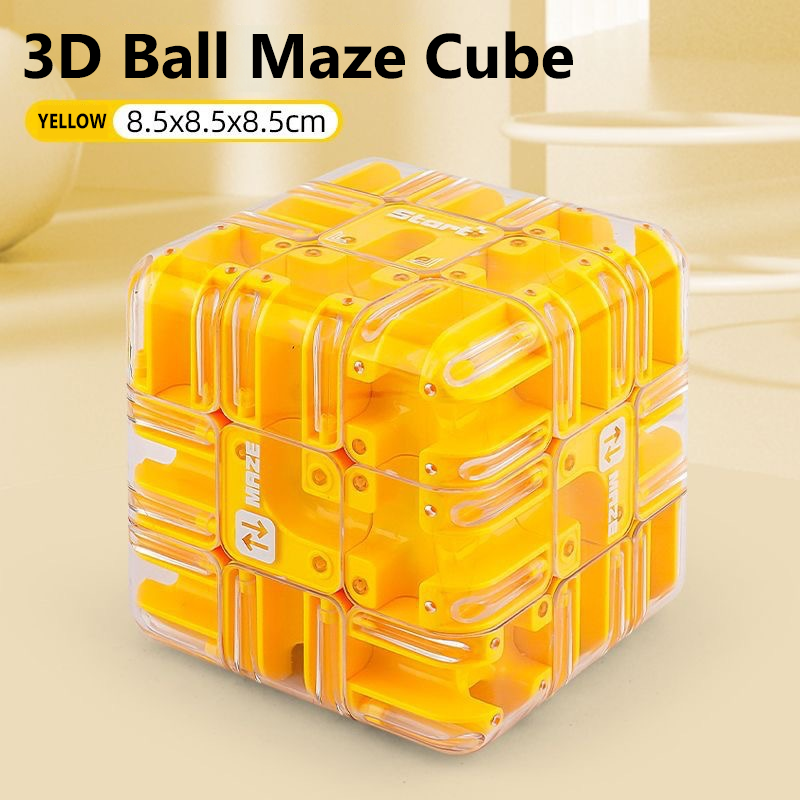 🎁🎄Cube Labyrinthe 3D – Jeu de puzzle intelligent pour enfants et adultes | Vente de Noël : jusqu’à 40 % de réduction !
