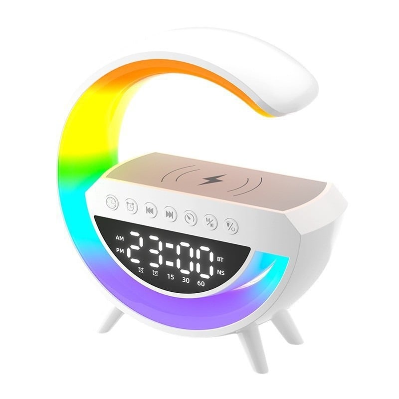 🎁Last Day Sale 49% OFF🔥Kuschelwohl Multifunktionaler Bluetooth-Lautsprecher – Farbwechsel, kabelloses Laden & Wecker, jetzt im Weihnachtsrabatt 🎄