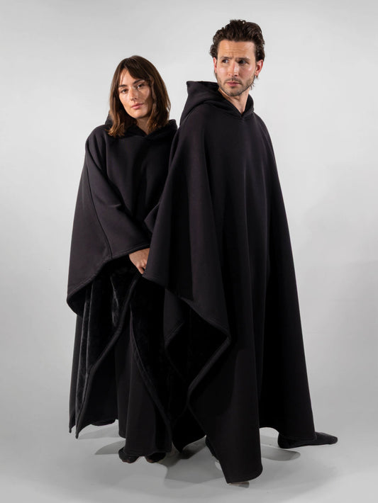 Cape douillette pour les soirées d'hiver ❄️ | Soldes de Noël : jusqu'à 40 % de réduction et sans frais cachés ! 🎁 