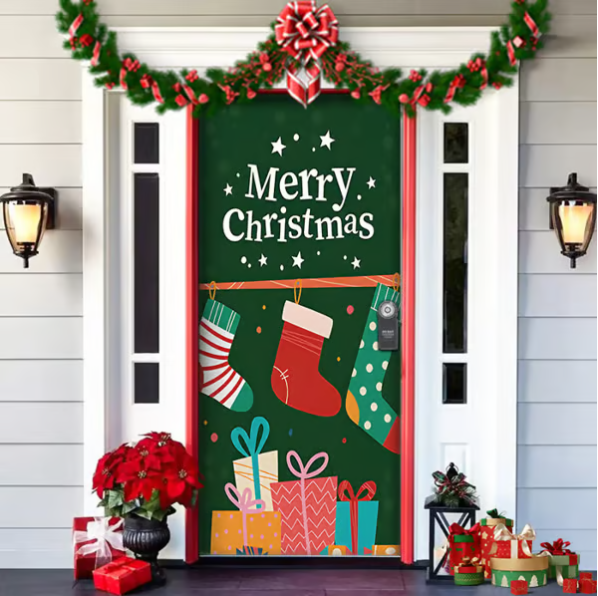 🌟🌟Décorations de Noël pour la porte d'entrée 2025 