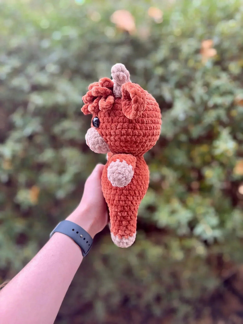 🌟 Modèle d'amigurumi vache Highland au crochet tout doux 🐮 – Kit DIY et peluches prêtes à l'emploi | 50 % de réduction pour le Black Friday 🎁