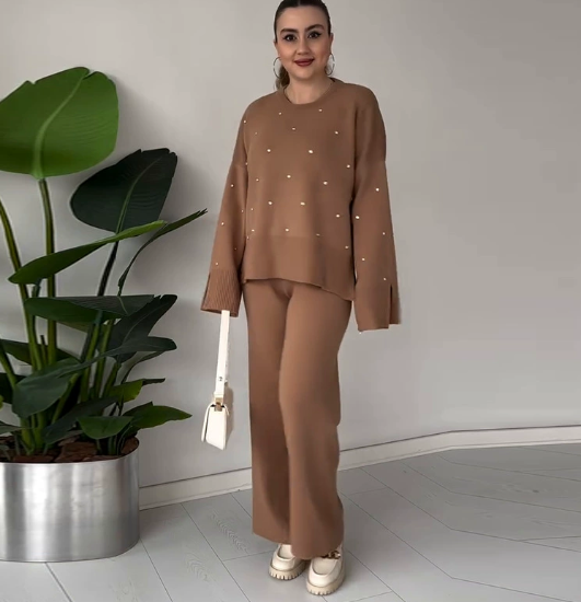 Kuschelwohl Oversize Pullover Set – Bequem, stilvoll und aus weichem Stoff! ✨🖤