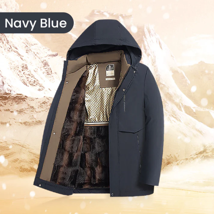 🔥Heißer Verkauf🔥Thermo-Parka mit Kapuze für Herren