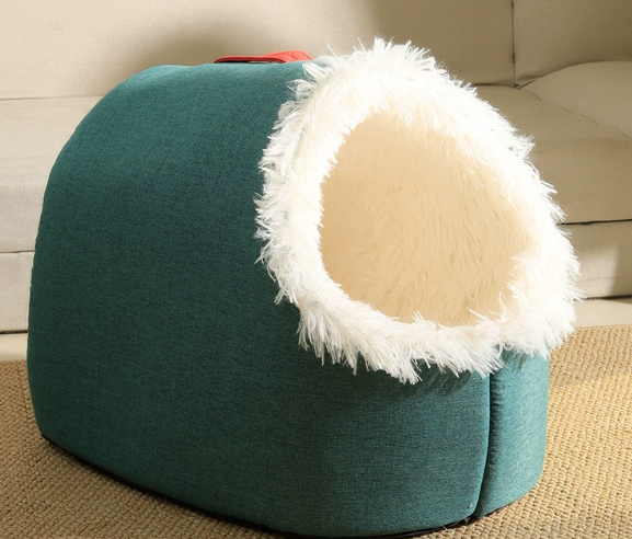 💥 Offre spéciale 🐾 Lit grotte chaud pour animaux de compagnie en hiver