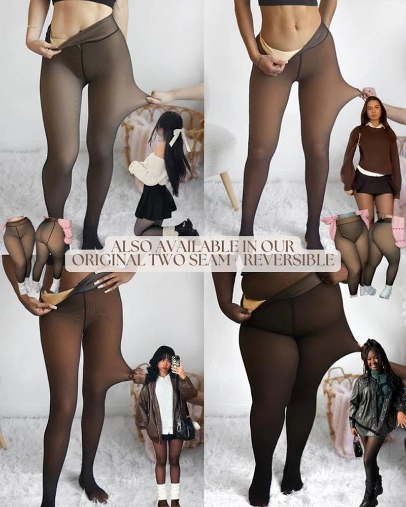 ⚡Plus de 20 000 vendus !❄️Leggings gainants en polaire à couture unique✨ Restez au chaud. Soyez sublime.💕