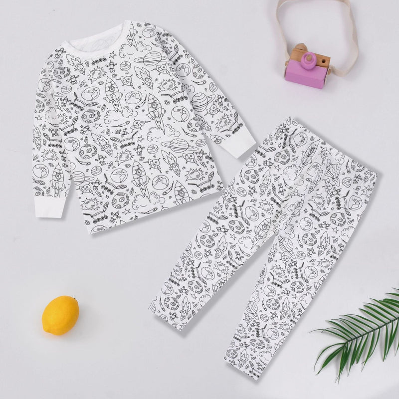 🎅Prévente de Noël🎁🎨Coloriage de pyjamas de dessin animé à faire soi-même pour enfants