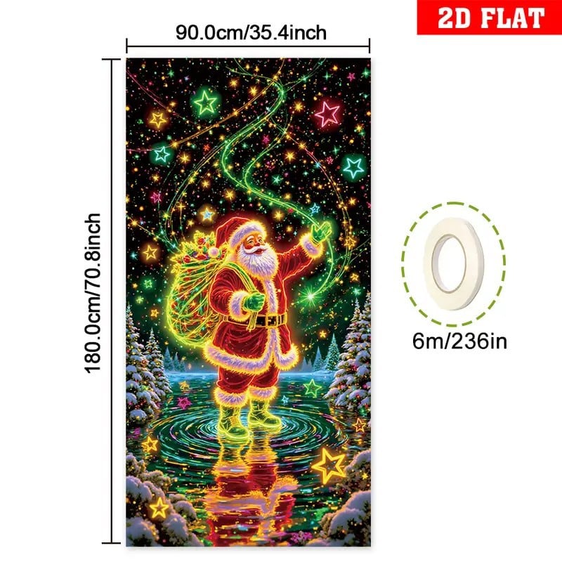 ⏰Christmas Limited Sale 49% OFF!!🎄Weihnachtstür-Deko für sofortige Festtagsdekoration