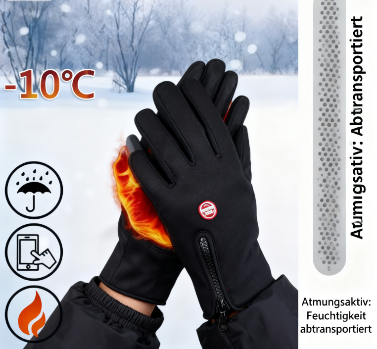 Gants chauffants confortables – Restez au chaud jusqu'à -10 °C ❄️🔥