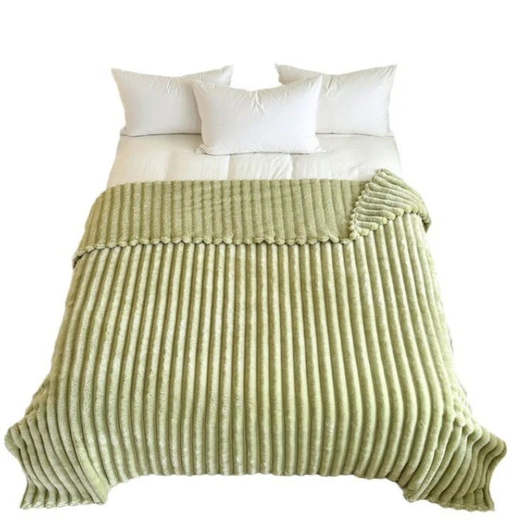 🍂 Soldes d'automne – 50 % de réduction ! 🛏️ Couverture épaisse en peluche avec motif lapin et revêtement en velours couleur lait 🫧 Blottissez-vous dans un confort absolu