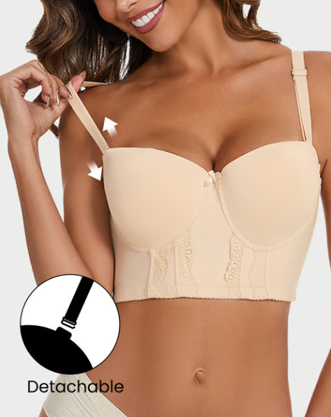 🔥PROMOTION EXCEPTIONNELLE 🔥 Soutien-gorge sans bretelles à dos échancré 