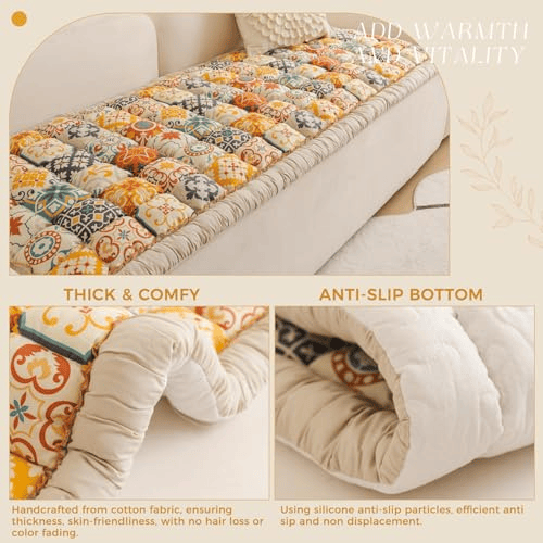 Sofakissen aus böhmischer Baumwolle