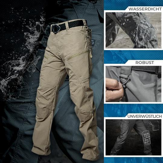 Pantalon tactique imperméable surdimensionné pour homme, idéal pour les activités de plein air (IX7/IX9) 
