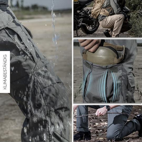 Pantalon tactique imperméable surdimensionné pour homme, idéal pour les activités de plein air (IX7/IX9) 