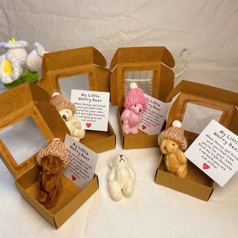 🎁Offre exceptionnelle AUJOURD'HUI SEULEMENT au prix habituel de 9,99 € !🧸✨Petit ours en boîte, Mon petit ours inquiet 