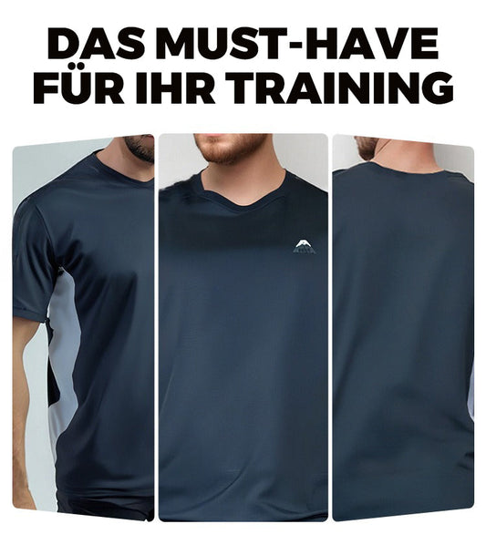 🏆50% RABATT🌀Zweiteiliges Sport-Set für Herren: Kurzarm-T-Shirt & Lange Hose