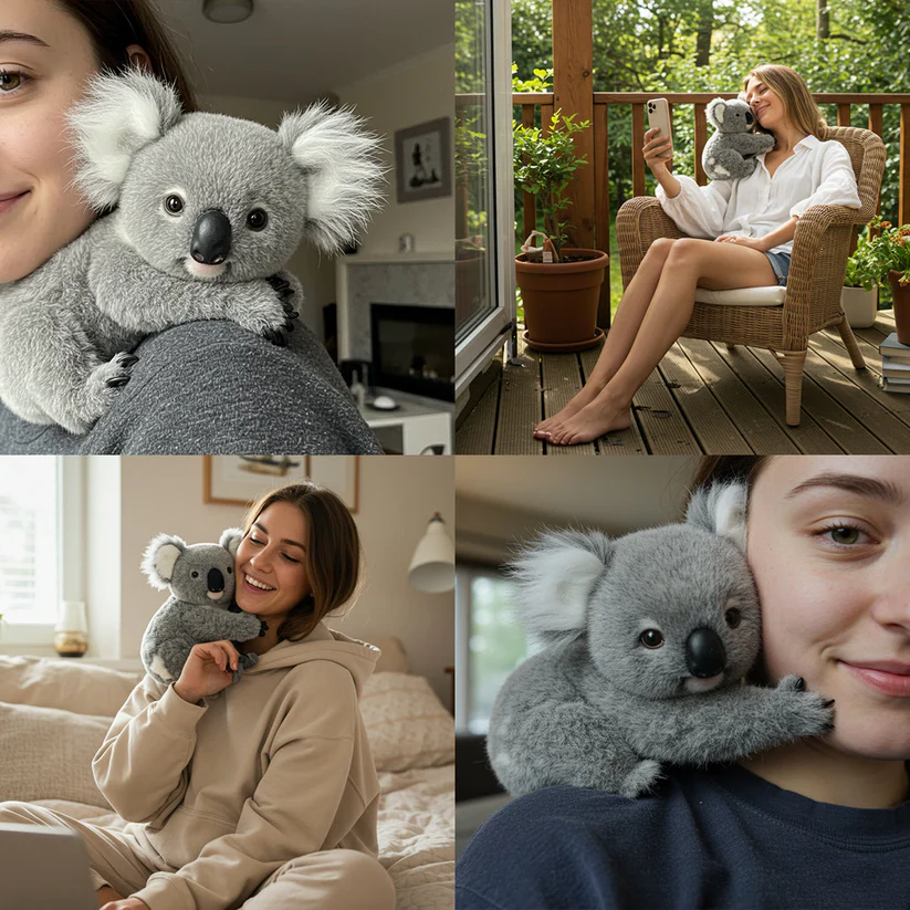 🐨Kuschelwohl™ "Der Koaly" – Dein Seelentröster bei Stress & Angst (Premium Plüsch-Koala) – 🎄 Sofort-Rabatt im Weihnachts-Sale