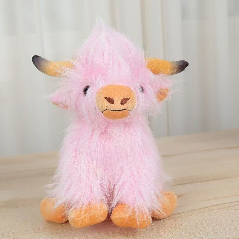 🥳 Mega-rea 60% DE RÉDUCTION 🎁Söt Tecknad Highland Cow Gosedjur🔥