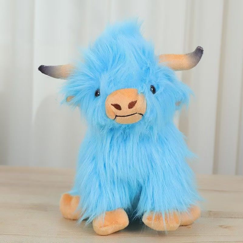 🥳 Mega-rea 60% DE RÉDUCTION 🎁Söt Tecknad Highland Cow Gosedjur🔥