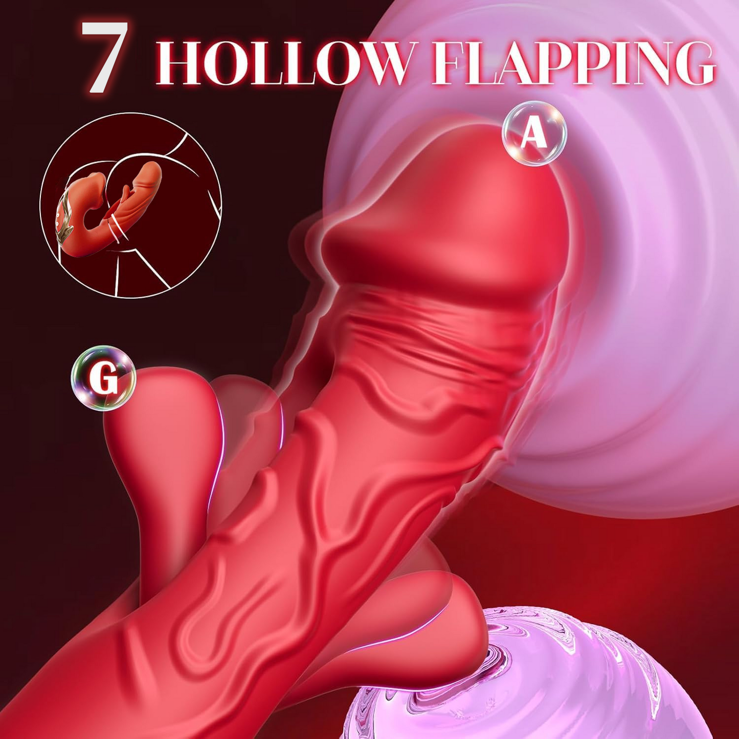 💥Neu im Angebot 2026 💞 7 Vibrations- und 5 Schwingmodi - G-Punkt-Vibrator