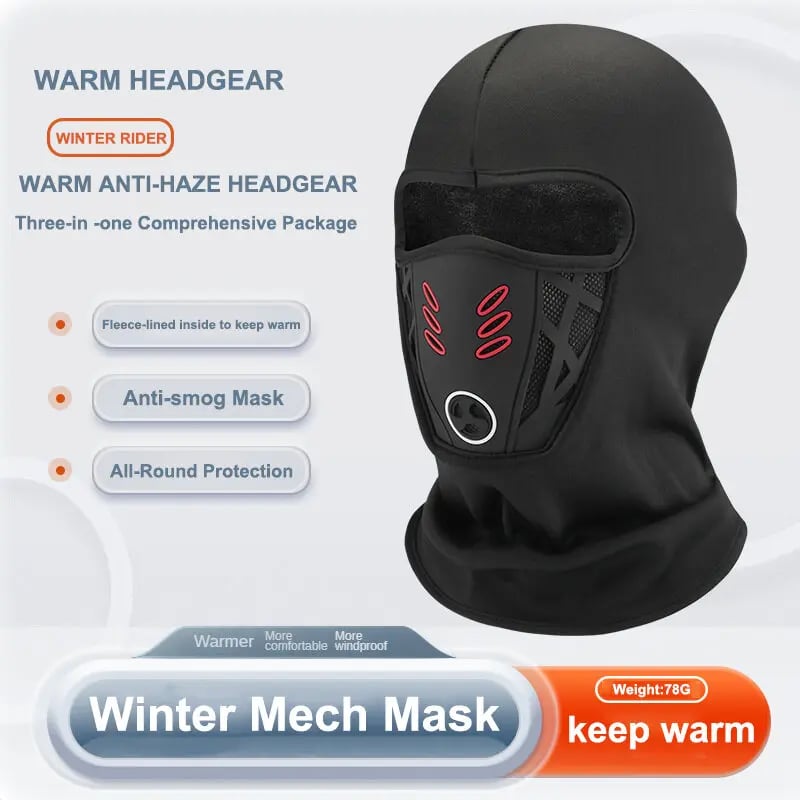 🔥Heißer Sale 50% RABATT🔥Sturmhaube, Skimaske, Wintermaske, winddicht, warm, 3D-Design, atmungsaktives Bandana