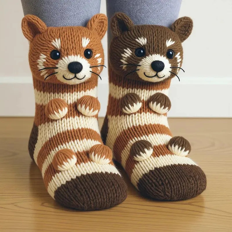 🔥 Zeitlich begrenztes Angebot: 49 % Rabatt 🦥 3D-Tiersocken 🧦