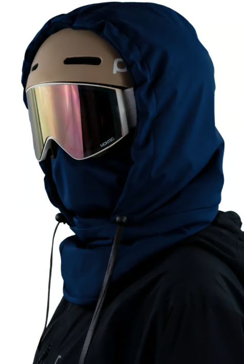 🏔️🧢 Cagoule thermique 3 en 1 confortable avec bonnet – Capuche d'hiver compatible avec un casque pour le ski, le vélo et les activités de plein air ❄️