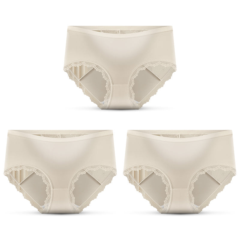 ⌛ Plus que 3 jours ! 50 % de réduction sur tout ! ⏰ Culottes taille mi-haute en dentelle douce pour femmes 