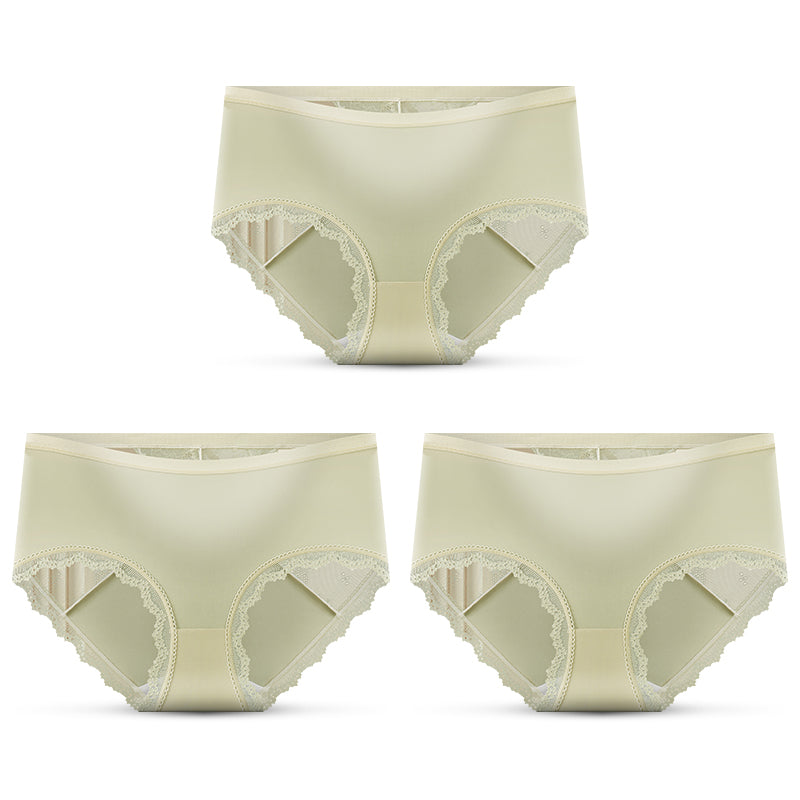 ⌛ Plus que 3 jours ! 50 % de réduction sur tout ! ⏰ Culottes taille mi-haute en dentelle douce pour femmes 