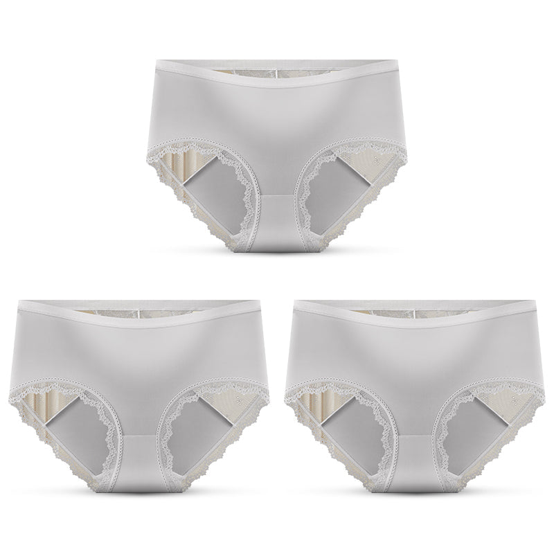 ⌛ Plus que 3 jours ! 50 % de réduction sur tout ! ⏰ Culottes taille mi-haute en dentelle douce pour femmes 