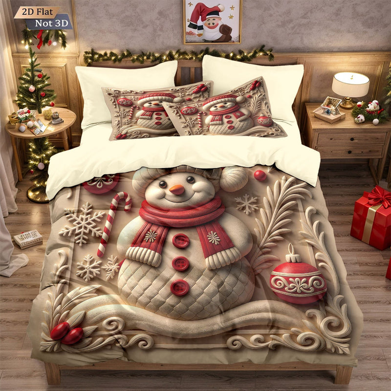 ⏳Limited-time 50% off⏰Kuschelwohl™ Festliches 3-teiliges Weihnachts-Bettwäsche-Set – Traumhafte Designs (Weihnachts-Sale: Bis zu -40%)