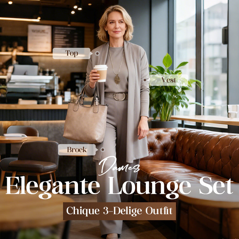 ⏳Winter-Ausverkauf⏰ Stilvolles dreiteiliges Set, bestehend aus langer Strickjacke, Top und Hose 💞