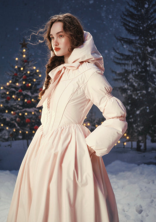 Daunenmantel „Kleines rosa Rotkäppchen“