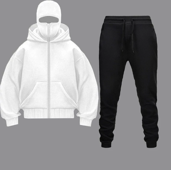 NINJA-KAPUZENPULLOVER MIT STURMHAUBE