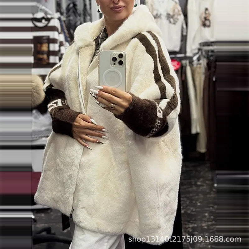 🔥Black-Friday-Mega-Angebot – 50 % Rabatt!🔥Damen-Freizeitmantel mit Kapuze und Reißverschluss