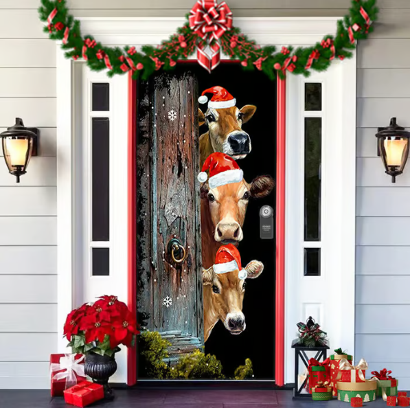 🌟🌟Décorations de Noël pour la porte d'entrée 2025 
