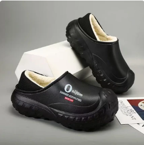 Kuschelwohl® Premium Herren-Winterpantoffeln – Wasserdicht, Tierfreundlich & Echte Wolle | 🎄 Großer Weihnachts-Sale