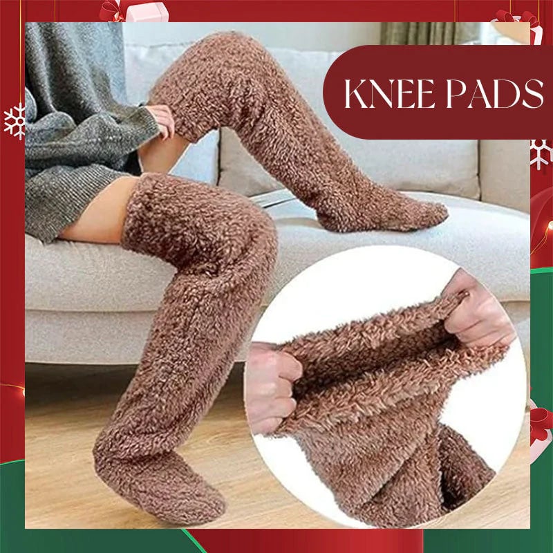 Chaussettes hautes en polaire veloutée – Édition Noël ❄️🎅 | Vente flash et réduction Black Friday !