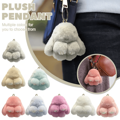 🔥Jusqu'à épuisement des stocks, 40 % de réduction !🎉Pendentifs pompons lapins doux faits main