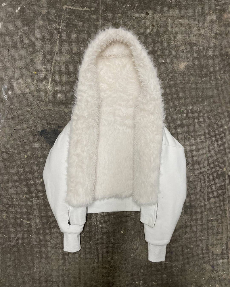 Sweat à capuche zippé réversible en polaire – Tendance hiver 2025 ❄️ | Soldes de Noël : jusqu’à 45 % de réduction et sans frais cachés ! 🎁 