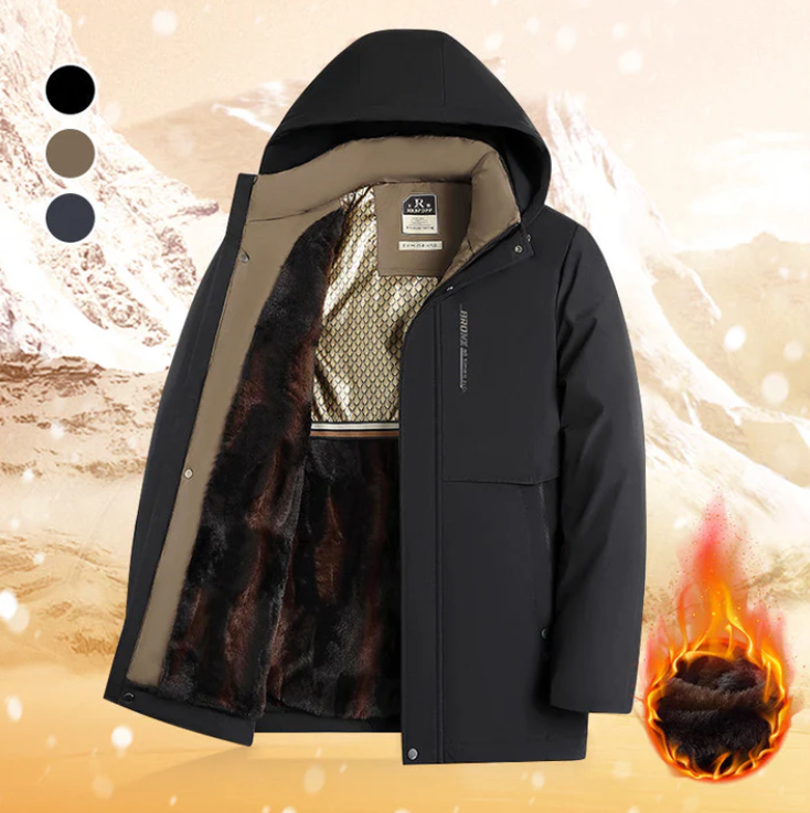 🔥Heißer Verkauf🔥Thermo-Parka mit Kapuze für Herren