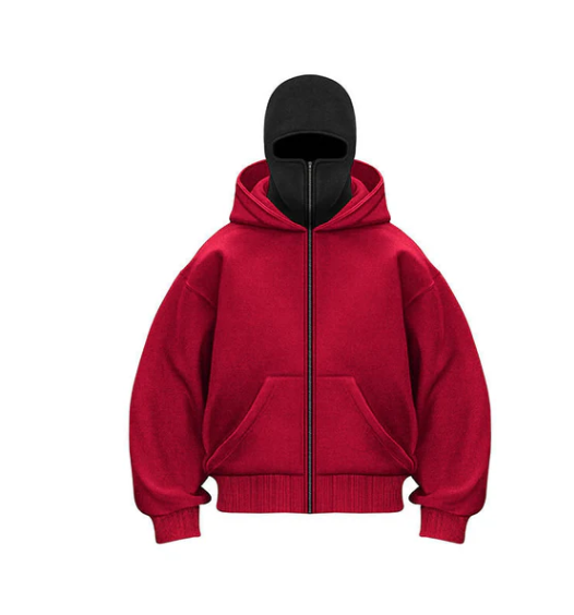 NINJA-KAPUZENPULLOVER MIT STURMHAUBE